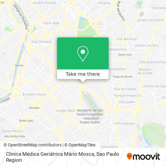 Clinica Médica Geriátrica Mário Mosca map