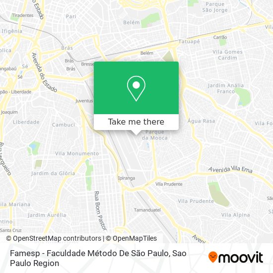 Mapa Famesp - Faculdade Método De São Paulo