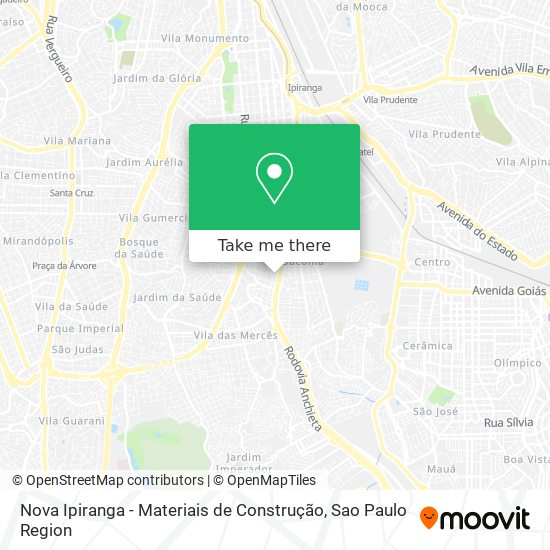 Nova Ipiranga - Materiais de Construção map