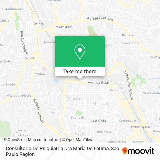 Mapa Consultorio De Psiquiatria Dra Maria De Fatima