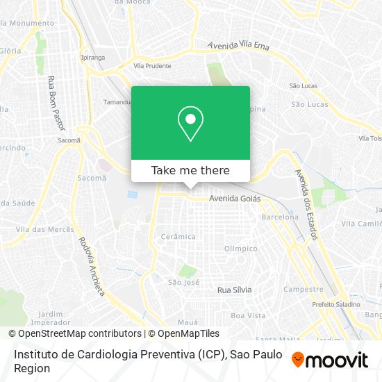 Instituto de Cardiologia Preventiva (ICP) map