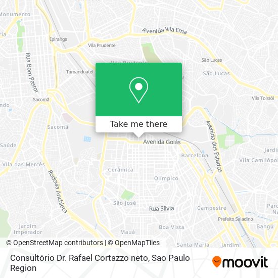 Consultório Dr. Rafael Cortazzo neto map