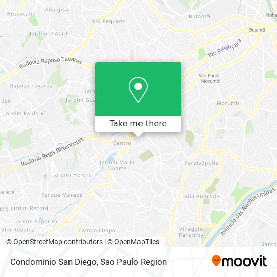 Condomínio San Diego map