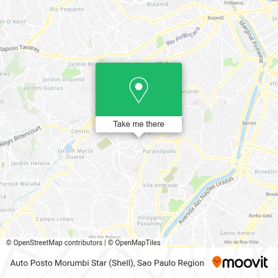 Auto Posto Morumbi Star (Shell) map