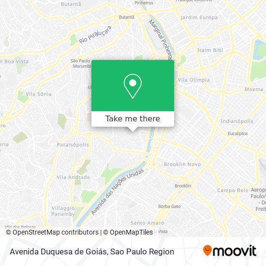 Avenida Duquesa de Goiás map