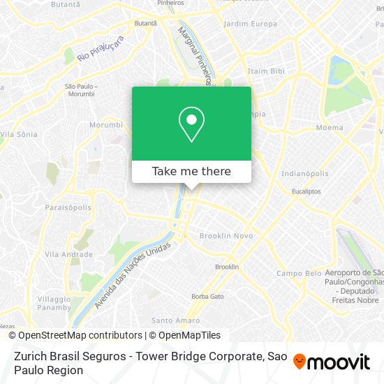 Zurich Brasil Seguros - Tower Bridge Corporate map