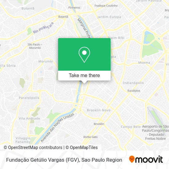 Fundação Getúlio Vargas (FGV) map