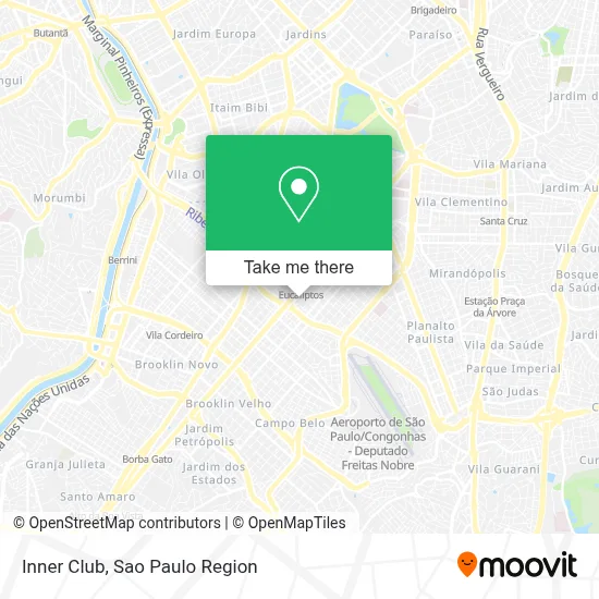 Inner Club map