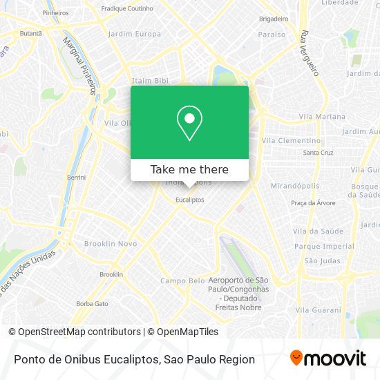 Ponto de Onibus Eucaliptos map