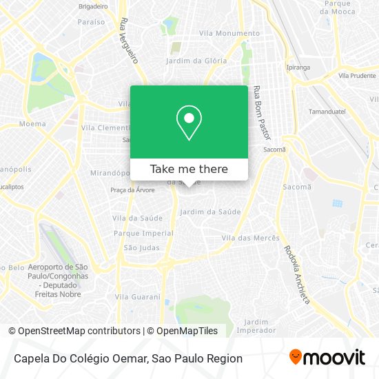 Capela Do Colégio Oemar map