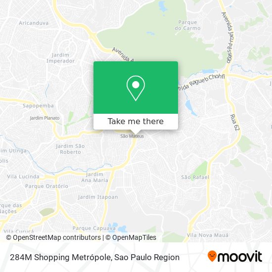 284M Shopping Metrópole map