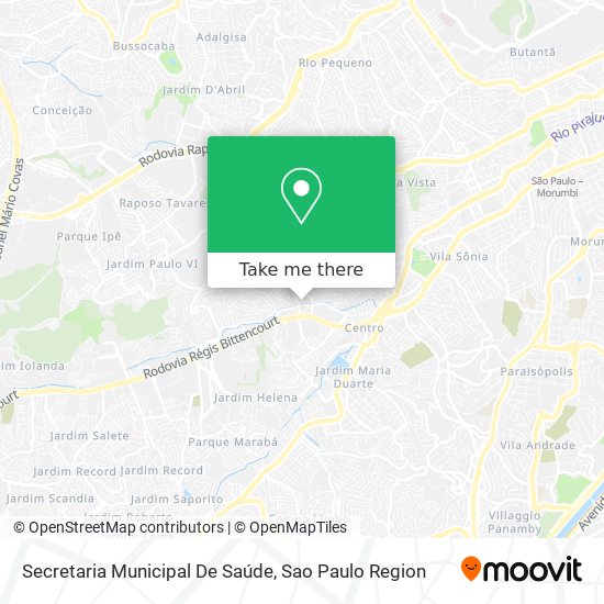 Mapa Secretaria Municipal De Saúde