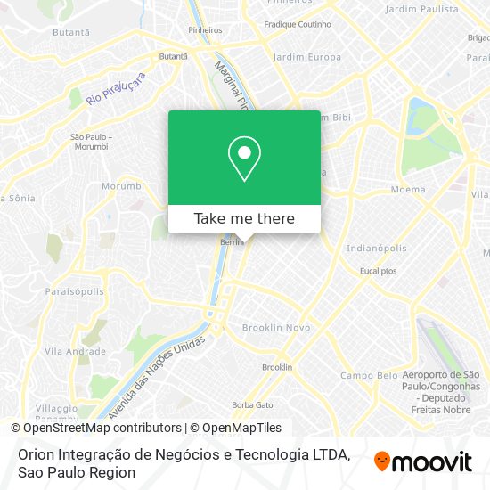 Orion Integração de Negócios e Tecnologia LTDA map