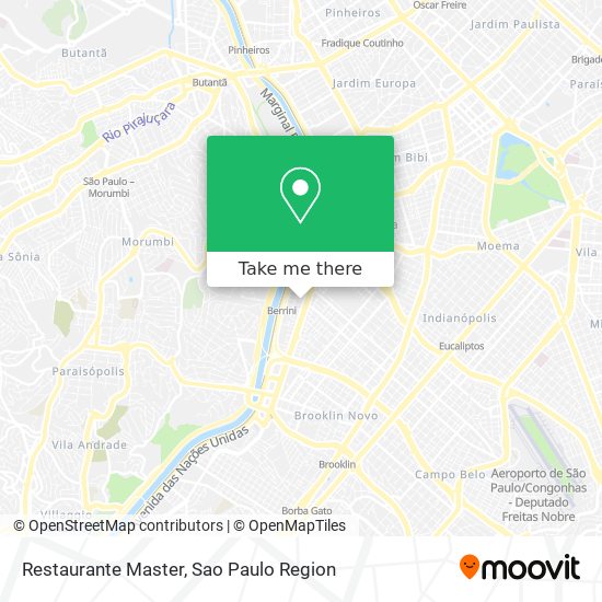 Mapa Restaurante Master