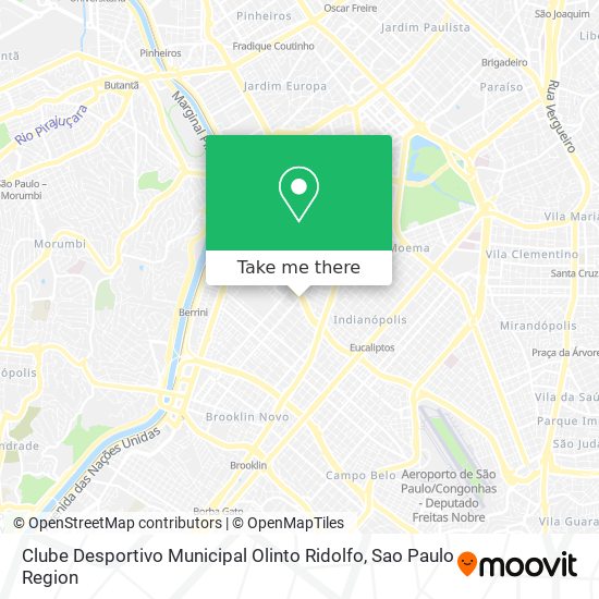 Clube Desportivo Municipal Olinto Ridolfo map