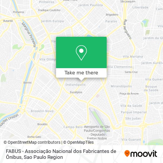 FABUS - Associação Nacional dos Fabricantes de Ônibus map