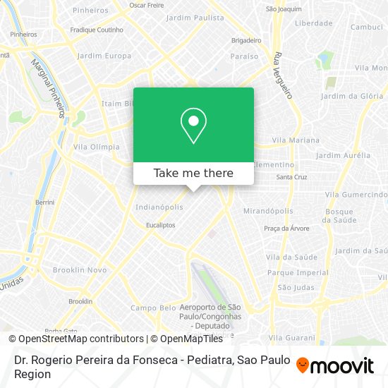 Mapa Dr. Rogerio Pereira da Fonseca - Pediatra