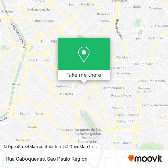 Rua Caboquenas map