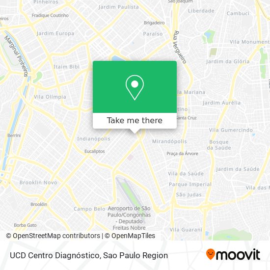 UCD Centro Diagnóstico map