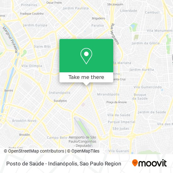 Posto de Saúde - Indianópolis map