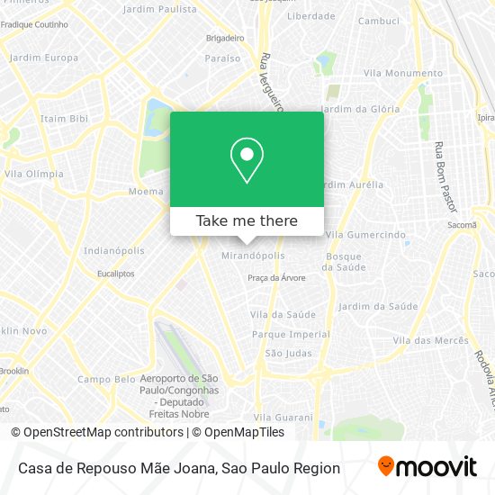 Casa de Repouso Mãe Joana map