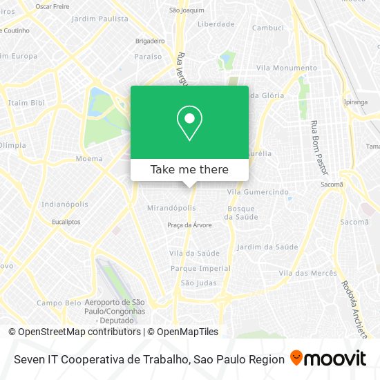 Mapa Seven IT Cooperativa de Trabalho