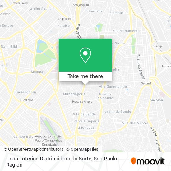 Casa Lotérica Distribuidora da Sorte map