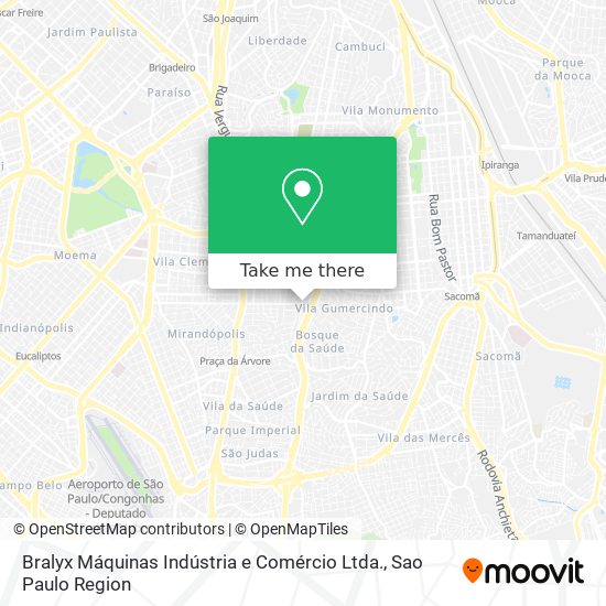 Bralyx Máquinas Indústria e Comércio Ltda. map