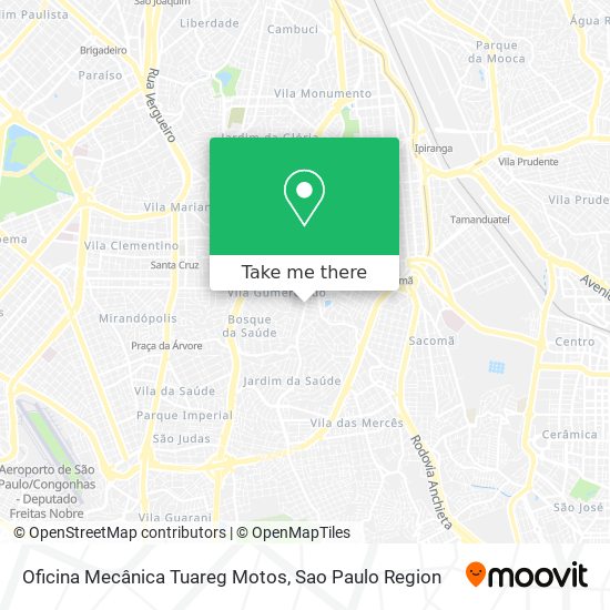 Oficina Mecânica Tuareg Motos map