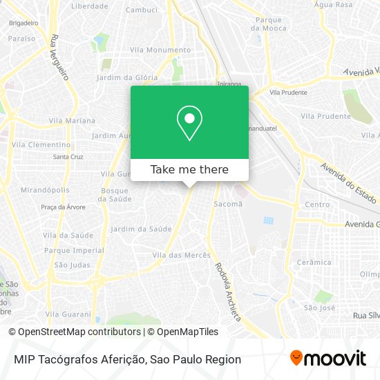 Mapa MIP Tacógrafos Aferição