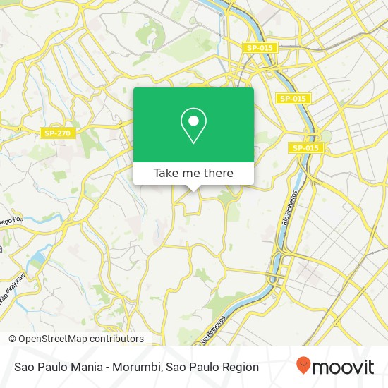 Sao Paulo Mania - Morumbi map