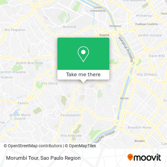 Mapa Morumbi Tour