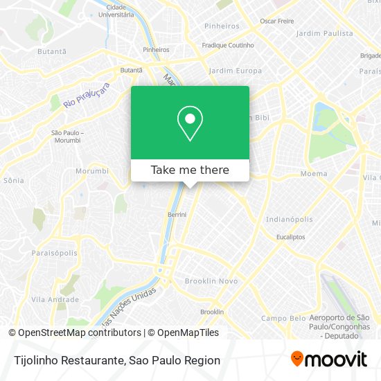 Tijolinho Restaurante map