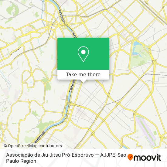 Mapa Associação de Jiu-Jitsu Pró-Esportivo — AJJPE