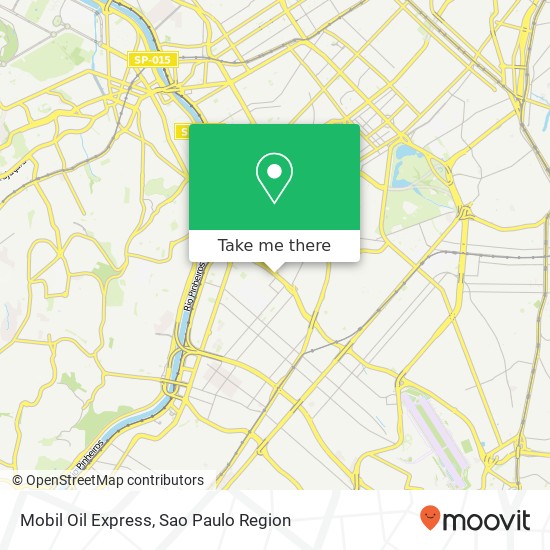 Mobil Oil Express map