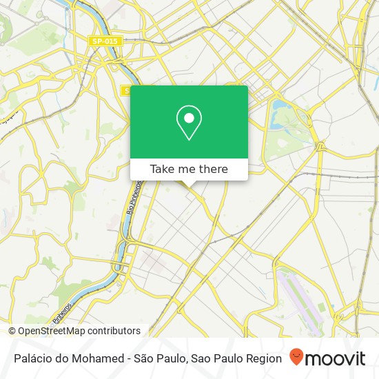 Mapa Palácio do Mohamed - São Paulo