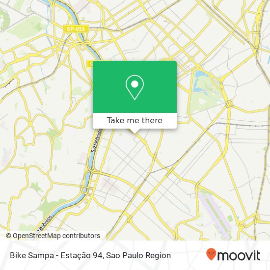 Bike Sampa - Estação 94 map