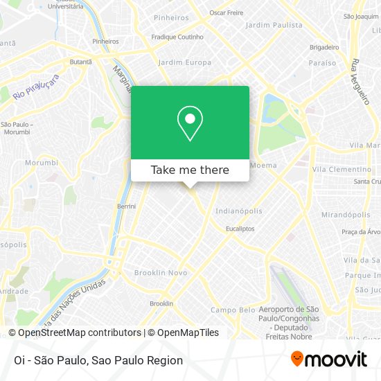 Mapa Oi - São Paulo