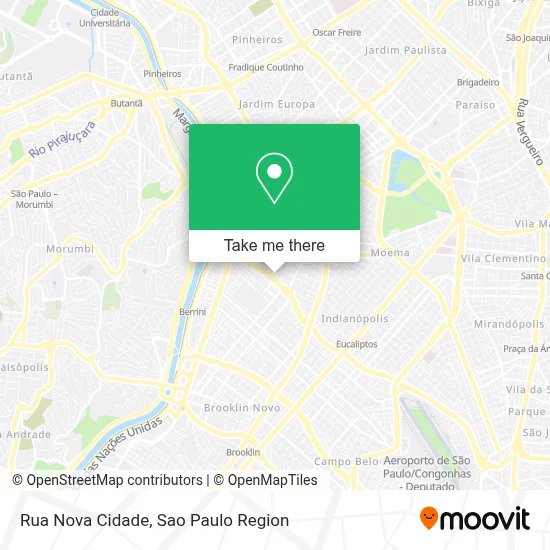 Rua Nova Cidade map