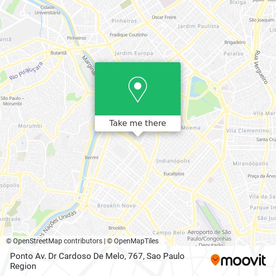 Mapa Ponto Av. Dr Cardoso De Melo, 767