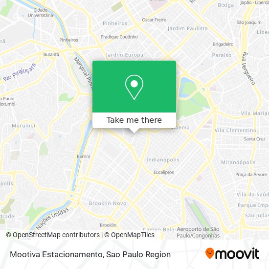 Mapa Mootiva Estacionamento