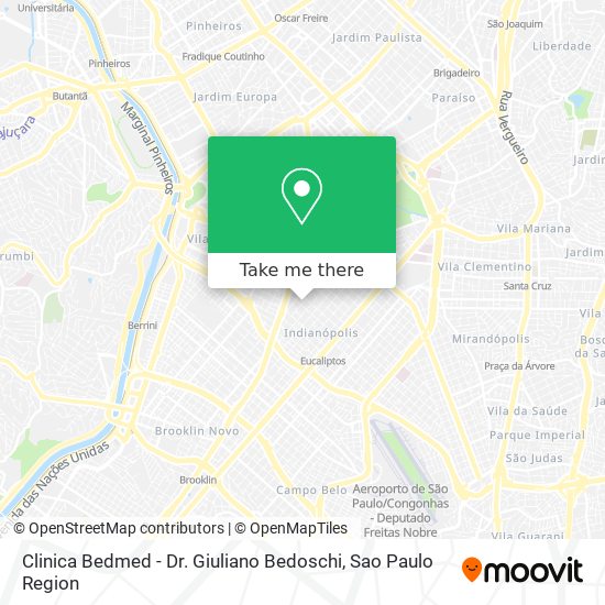 Clinica Bedmed - Dr. Giuliano Bedoschi map