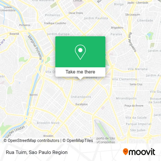 Rua Tuim map