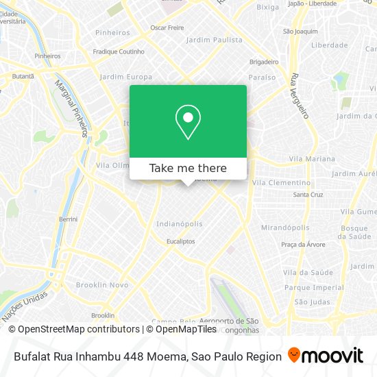 Bufalat Rua Inhambu 448 Moema map
