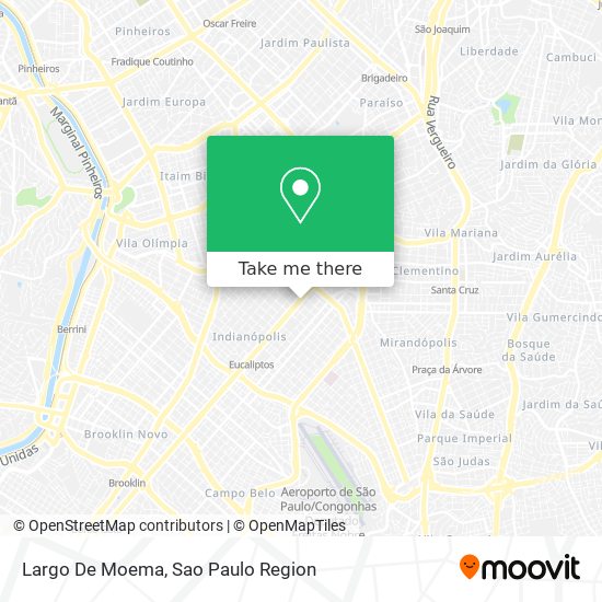 Largo De Moema map