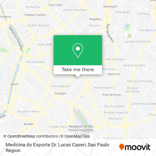 Medicina do Esporte Dr. Lucas Caseri map