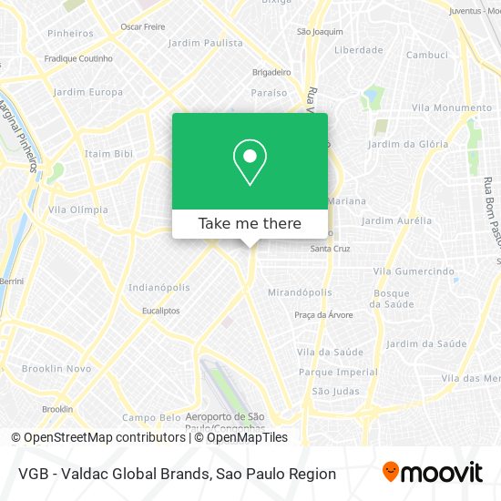 Mapa VGB - Valdac Global Brands