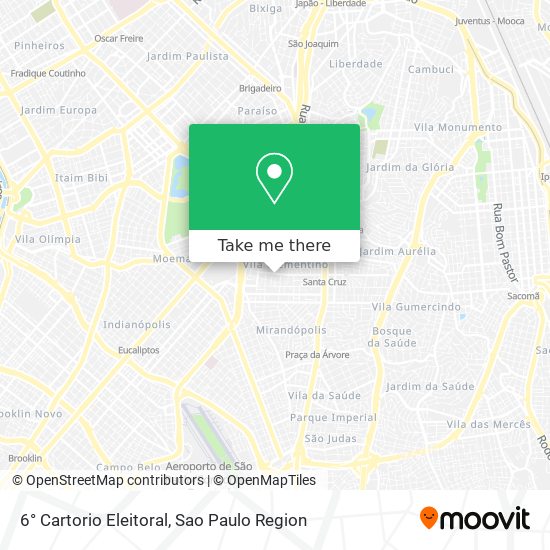 6° Cartorio Eleitoral map