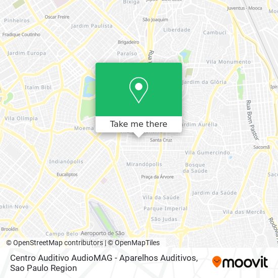 Centro Auditivo AudioMAG - Aparelhos Auditivos map