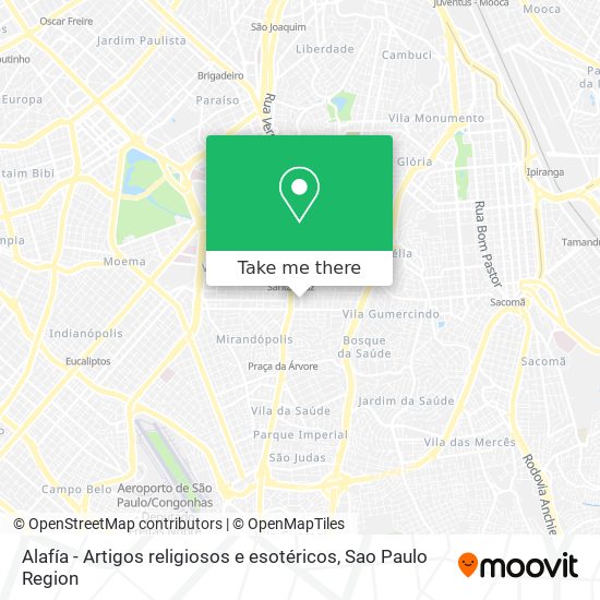 Alafía - Artigos religiosos e esotéricos map